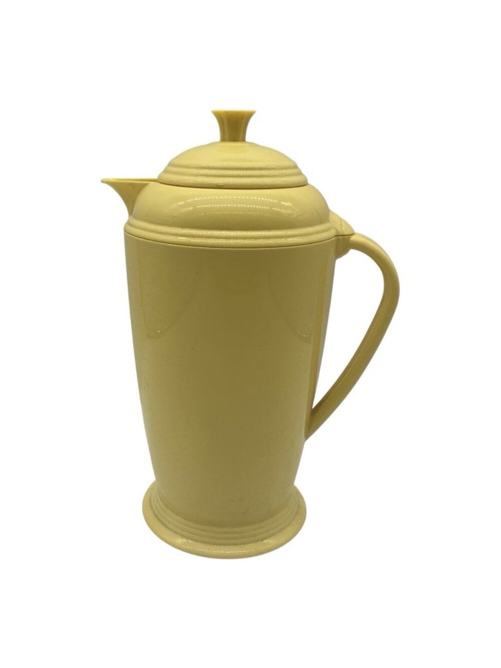 Sunflower Yellow FIESTA Vintage Plastic Insulated Carafe By Copco